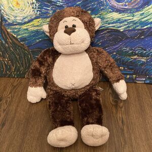 2007 BABW Build A Bear Magnificent Monkey Brown Plush Retired 18” Stuffed Animal